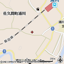 静岡県浜松市天竜区佐久間町浦川3007周辺の地図