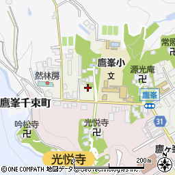 京都府京都市北区鷹峯北鷹峯町28周辺の地図