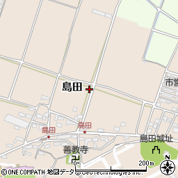 三重県桑名市島田周辺の地図