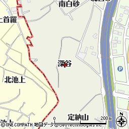 愛知県名古屋市緑区大高町深谷周辺の地図