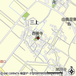 西養寺周辺の地図