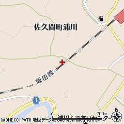 静岡県浜松市天竜区佐久間町浦川3018周辺の地図