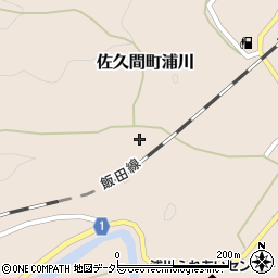 静岡県浜松市天竜区佐久間町浦川3023周辺の地図