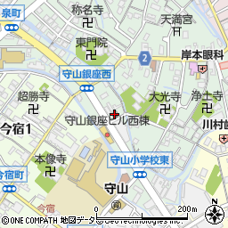 守山駅前郵便局 ＡＴＭ周辺の地図