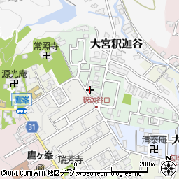 京都府京都市北区大宮玄琢北東町1-25周辺の地図