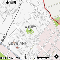 大樹禅寺周辺の地図