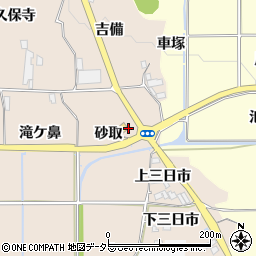 京都府亀岡市馬路町砂取周辺の地図