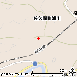 静岡県浜松市天竜区佐久間町浦川3024周辺の地図