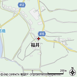 岡山県津山市福井2198周辺の地図