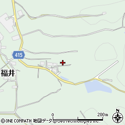 岡山県津山市福井2176周辺の地図