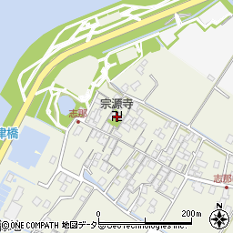 宗源寺周辺の地図