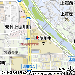 京都市立加茂川中学校周辺の地図