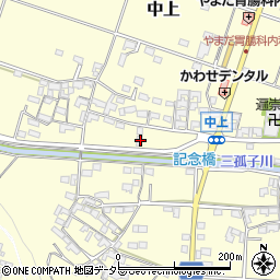 三重県員弁郡東員町中上327周辺の地図