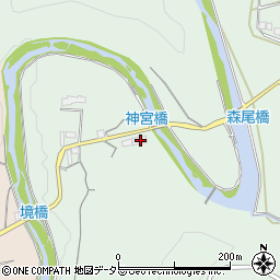 岡山県津山市福井2427周辺の地図