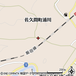 静岡県浜松市天竜区佐久間町浦川3025-1周辺の地図
