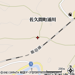 静岡県浜松市天竜区佐久間町浦川3025-4周辺の地図
