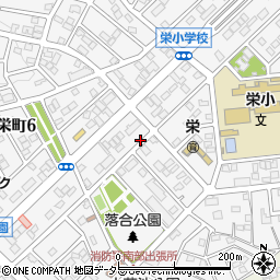 愛知県豊明市新栄町周辺の地図