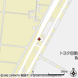 愛知県豊田市堤町二ツ池周辺の地図