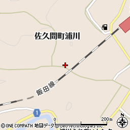 静岡県浜松市天竜区佐久間町浦川2998-3周辺の地図