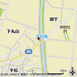 愛知県豊田市堤町下森薮周辺の地図