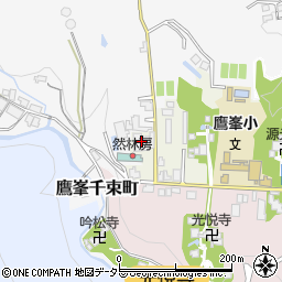 京都府京都市北区鷹峯北鷹峯町40周辺の地図