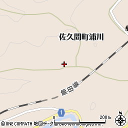 静岡県浜松市天竜区佐久間町浦川3028周辺の地図