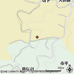 愛知県豊田市坂上町木古道周辺の地図