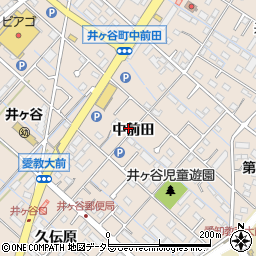 愛知県刈谷市井ケ谷町中前田39-2周辺の地図