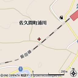 静岡県浜松市天竜区佐久間町浦川2998周辺の地図