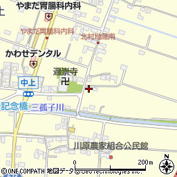 三重県員弁郡東員町中上65周辺の地図