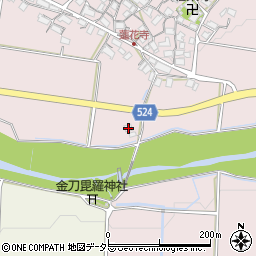 滋賀県蒲生郡日野町蓮花寺1085周辺の地図