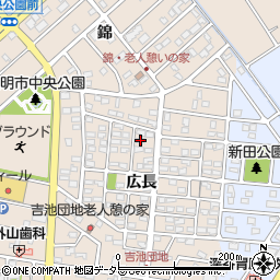 愛知県豊明市新田町広長7-10周辺の地図