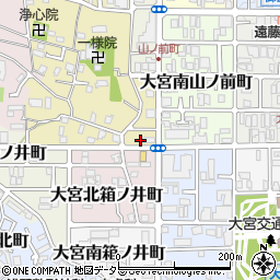 京都府京都市北区大宮薬師山東町42周辺の地図