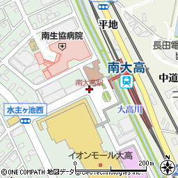 南大高駅周辺の地図