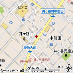 愛知県刈谷市井ケ谷町中前田61-1周辺の地図