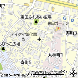 篠田商会豊田支店周辺の地図
