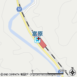 岡山県真庭市周辺の地図