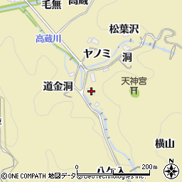 愛知県豊田市豊松町ヤノミ周辺の地図