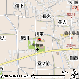 京都府亀岡市馬路町流川周辺の地図