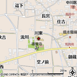 京都府亀岡市馬路町（流川）周辺の地図