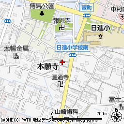 三重県桑名市本願寺53周辺の地図