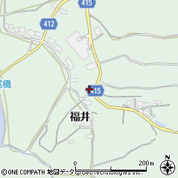岡山県津山市福井1983周辺の地図