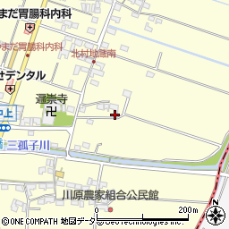 三重県員弁郡東員町中上75周辺の地図