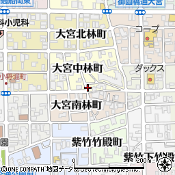 京都府京都市北区大宮中林町67-2周辺の地図