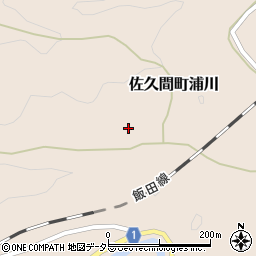 静岡県浜松市天竜区佐久間町浦川3030周辺の地図