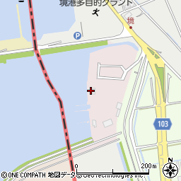 愛知県弥富市三稲町周辺の地図