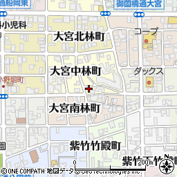 京都府京都市北区大宮中林町67-1周辺の地図