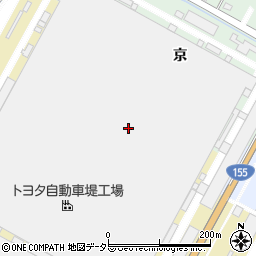 愛知県豊田市堤町東根周辺の地図