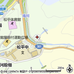 愛知県豊田市九久平町（上八木）周辺の地図