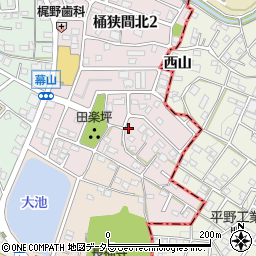愛知県名古屋市緑区桶狭間北3丁目575周辺の地図